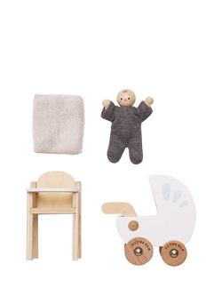 Le Toy Van Wooden Dollhouse Nursery Set - view 2, Multi