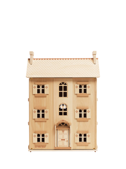 Le Toy Van Grand Natural Doll House, FSC-Certified (Ply Wood), Natural