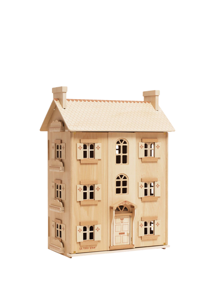Le Toy Van Grand Natural Doll House, FSC-Certified (Ply Wood) - view 2, Natural