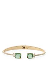Lauren Ralph Lauren Erinite Stone Cuff Bracelet, Gold/ Green