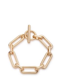Lauren Ralph Lauren Link Flex Bracelet, Gold - view 2, Gold