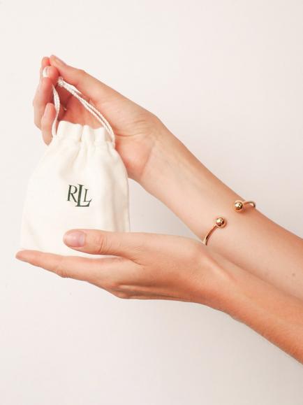 Lauren Ralph Lauren Link Flex Bracelet, Gold - view 2, Gold