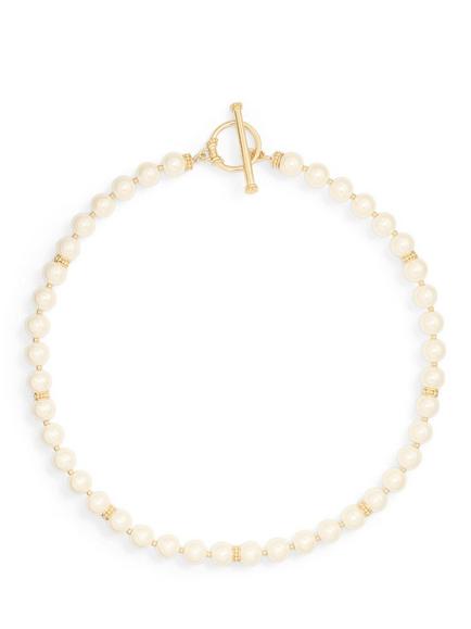 Lauren Ralph Lauren Pearl Necklace, Gold/ White, Gold/ White