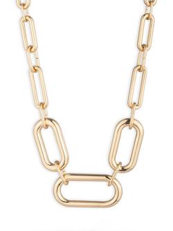 Lauren Ralph Lauren Link Collar Necklace, Gold, Gold