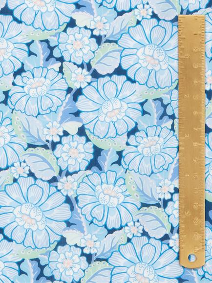 Liberty Fabrics Tana Lawn® Clifton Street Fabric, Blue - view 2, Blue