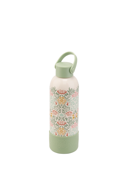 William Morris At Home Kitchen Garden Artichoke Print Drinks Bottle, 500ml, Cream, Cream