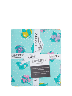 Liberty Fabrics Gifts From the Garden Lasenby Cotton Fat Quarter Quilting Fabric, Pack of 5, Green - view 2, Multi