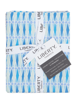 Liberty Fabrics Summer Fair Collection Fat Quarter Quilting Fabric, Pack of 5, Blue - view 2, Multi