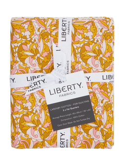Liberty Fabrics Summer Fair Collection Fat Quarter Quilting Fabric, Pack of 5, Yellow - view 2, Multi