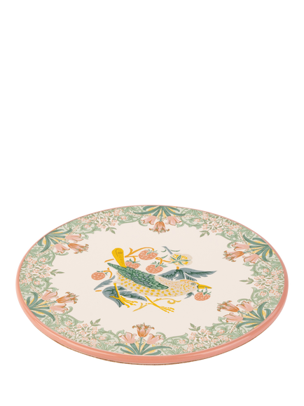 William Morris At Home Kitchen Garden Strawberry Thief Trivet - view 2, Multi