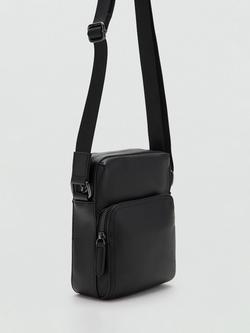Mango Park Messenger Bag, Black - view 2, Black