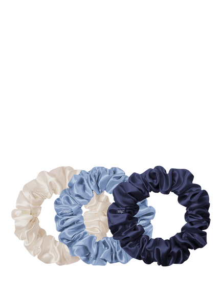Slip® Large Silk Scrunchies, Pack of 3, Skye
