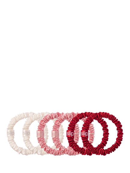 Slip® Skinny Silk Scrunchies, Sweetie, Pack of 6, Sweetie