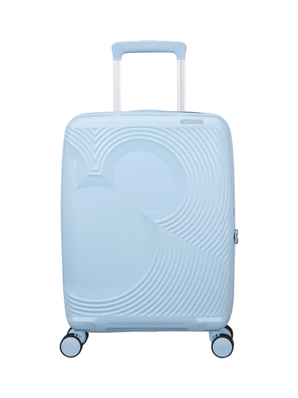 American Tourister Mickey Mouse Magic 8-Wheel Spinner 55cm Expandable Cabin Case - view 2, Mickey Pastel Blue
