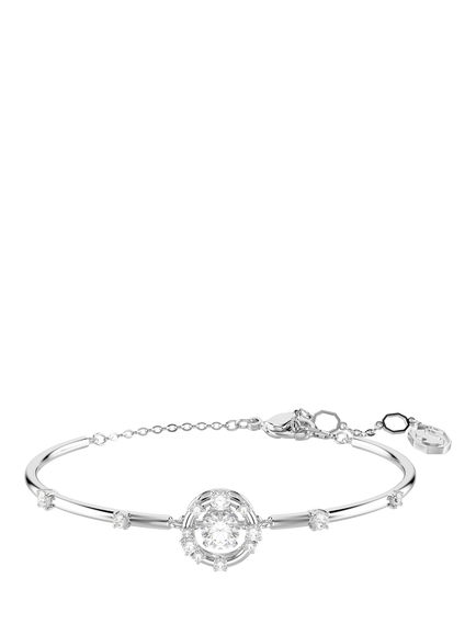 Swarovski Constella Dancing Stone Bangle Bracelet, White, White