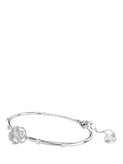 Swarovski Constella Dancing Stone Bangle Bracelet, White - view 2, White
