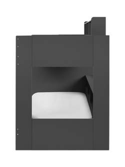 Julian Bowen Camelot Staircase Bunk Bed, Grey - view 2, Grey