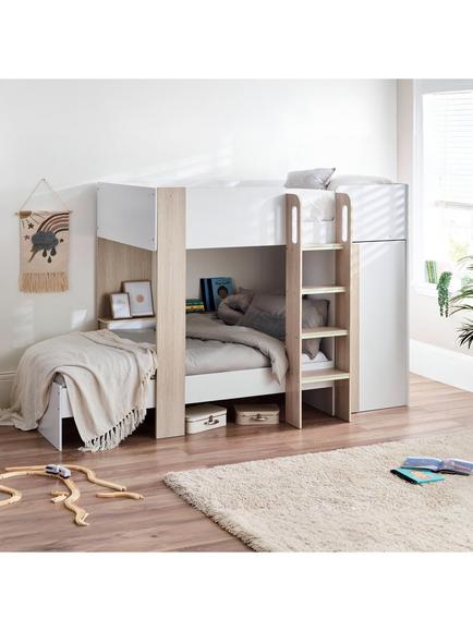 Julian Bowen Horizon Bunk Bed, White, White