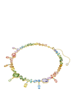 Swarovski Gema Dangling Crystal Necklace, Multi - view 2, Multi