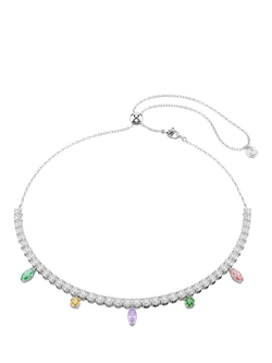Ariana Grande x Swarovski Tennis Necklace, White, White