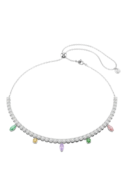 Ariana Grande x Swarovski Tennis Necklace, White, White