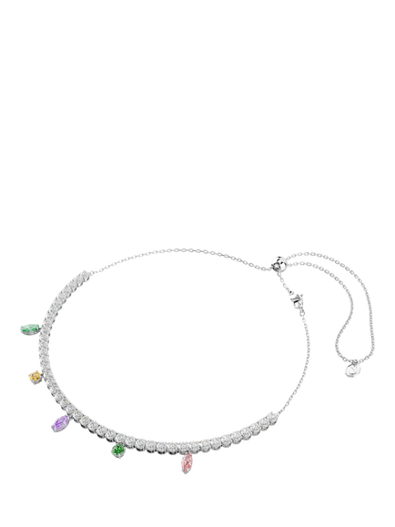 Ariana Grande x Swarovski Tennis Necklace, White - view 2, White