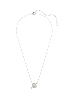 Swarovski Idyllia Crystal Heart with Arrow Pendant Necklace, White - view 2, White