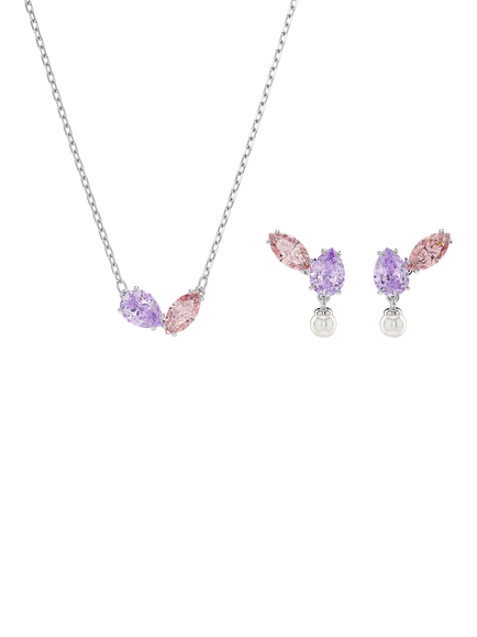 Ariana Grande x Swarovski Necklace and Earring Set, Multi, Multi