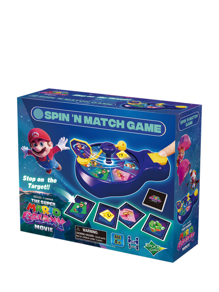 Nintendo Super Mario Galaxy Movie Spin and Match Game - view 2, Multi