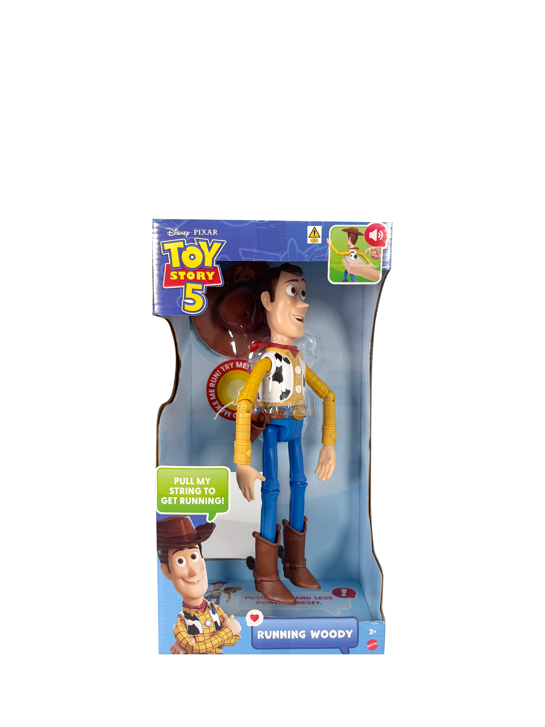 Disney Toy Story 5 Large Running Woody Figure