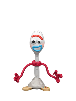 Disney Pixar Toy Story 5 Playscale Forky Interactables Talking Figure, Multi