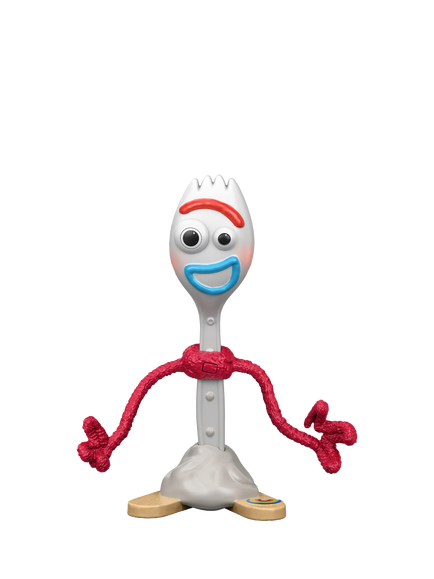 Disney Pixar Toy Story 5 Playscale Forky Interactables Talking Figure, Multi