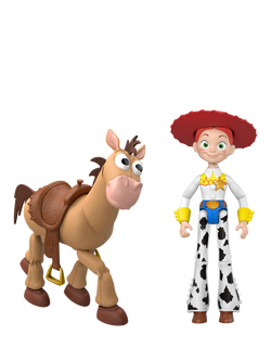 Disney Pixar Toy Story 5 Playscale Jessie & Bullseye Figures, Multi