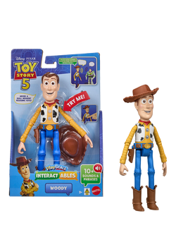 Disney Pixar Toy Story 5 Playscale Woody Interactables Talking Figure - view 2, Multi