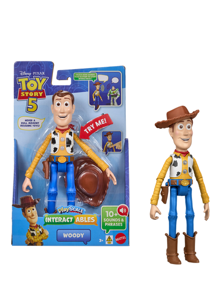 Disney Pixar Toy Story 5 Playscale Woody Interactables Talking Figure - view 2, Multi
