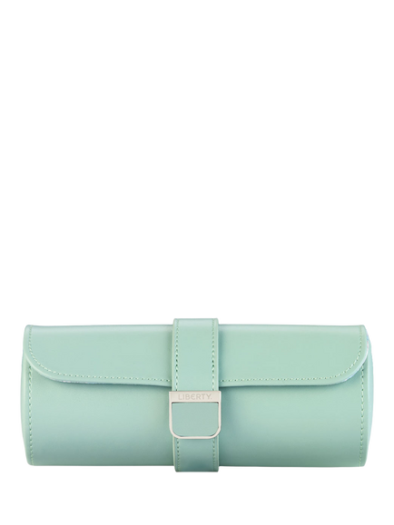 WOLF x Liberty Julia Triple Watch Roll, Sage, Sage