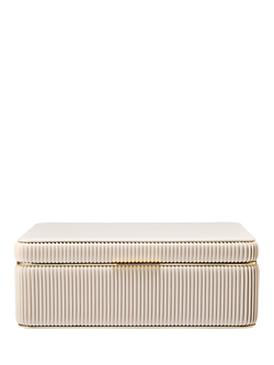 WOLF Bella Large Jewellery Box, Bone