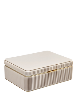 WOLF Bella Large Jewellery Box - view 2, Bone