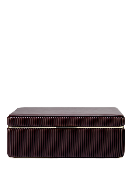 WOLF Bella Large Jewellery Box, Bordeaux