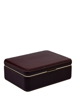 WOLF Bella Large Jewellery Box - view 2, Bordeaux