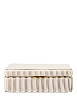 WOLF Bella Medium Jewellery Box, Bone