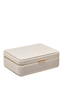 WOLF Bella Medium Jewellery Box - view 2, Bone