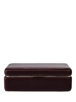 WOLF Bella Medium Jewellery Box, Bordeaux