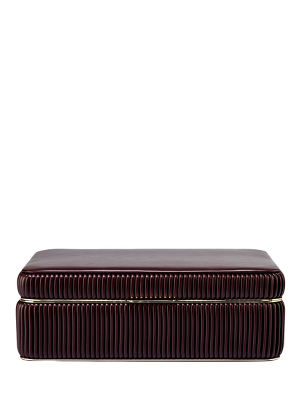 WOLF Bella Medium Jewellery Box, Bordeaux