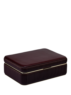WOLF Bella Medium Jewellery Box - view 2, Bordeaux