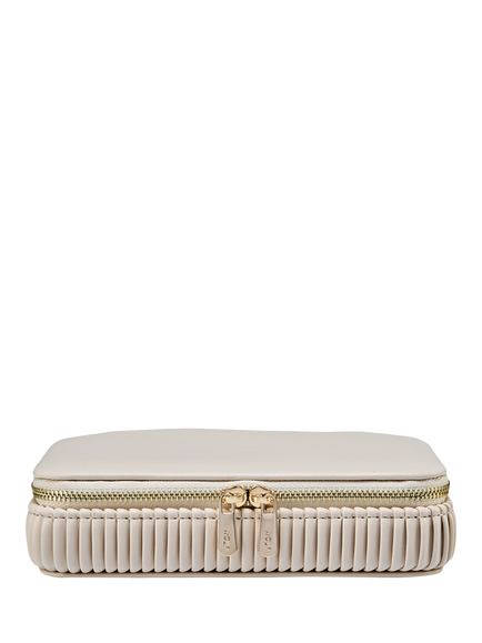 WOLF Bella Jewellery Zip Case, Bone