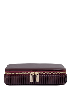 WOLF Bella Jewellery Zip Case, Bordeaux