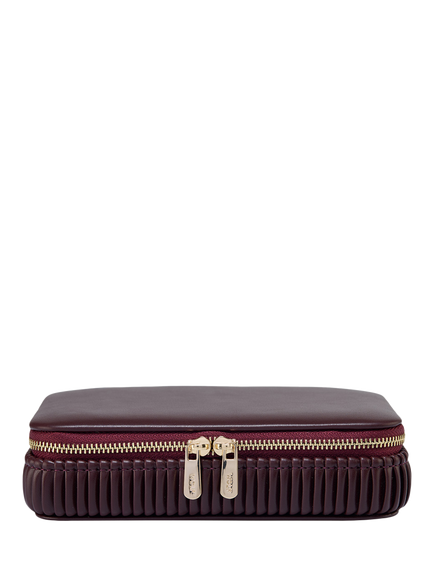 WOLF Bella Jewellery Zip Case, Bordeaux