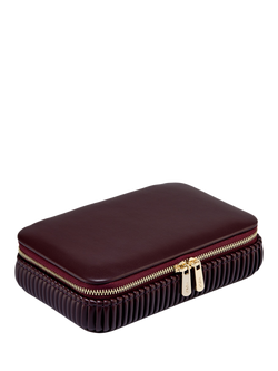 WOLF Bella Jewellery Zip Case - view 2, Bordeaux
