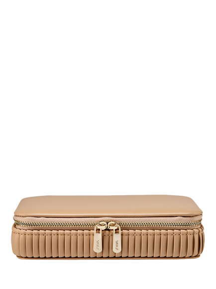 WOLF Bella Jewellery Zip Case, Mocha
